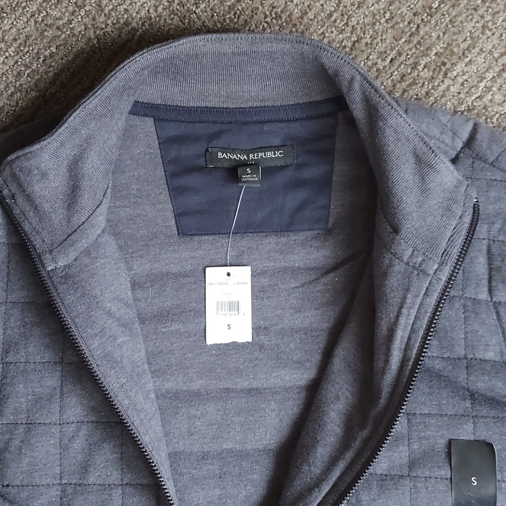 Sold New Banana Republic zip jacket Small - Picture 2 of 4